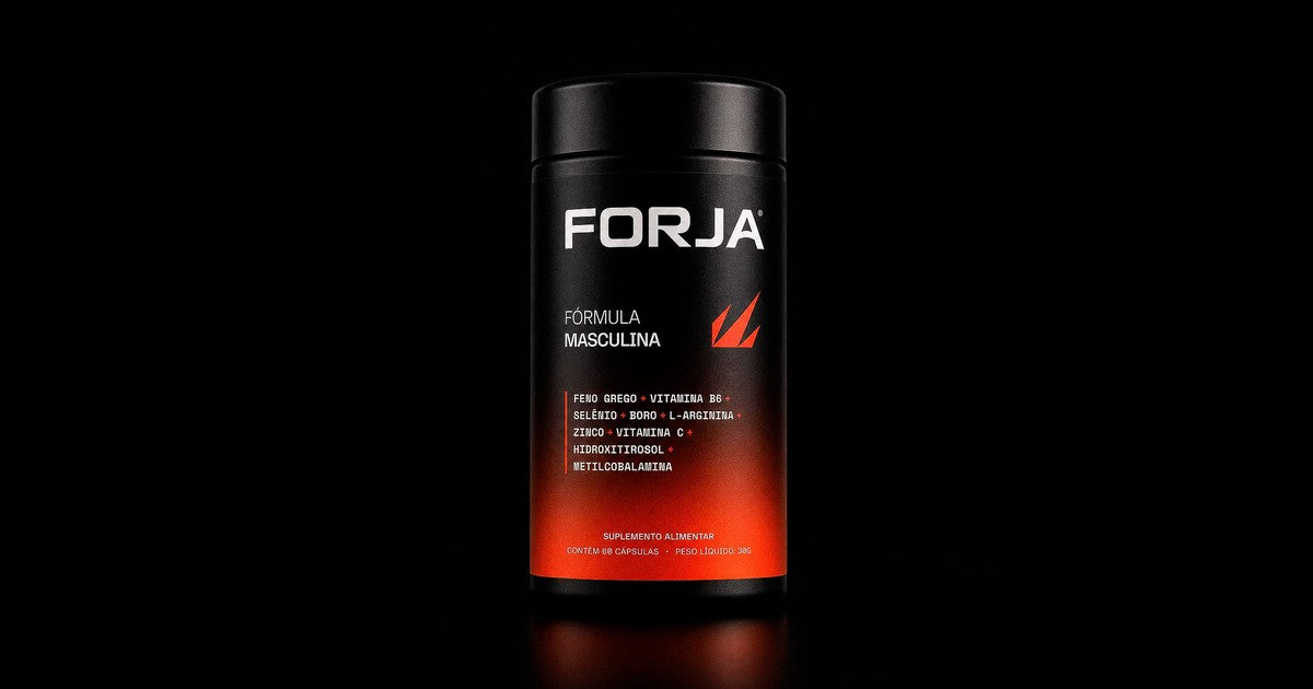 Pote do FORJA, suplemento alimentar de fórmula masculina