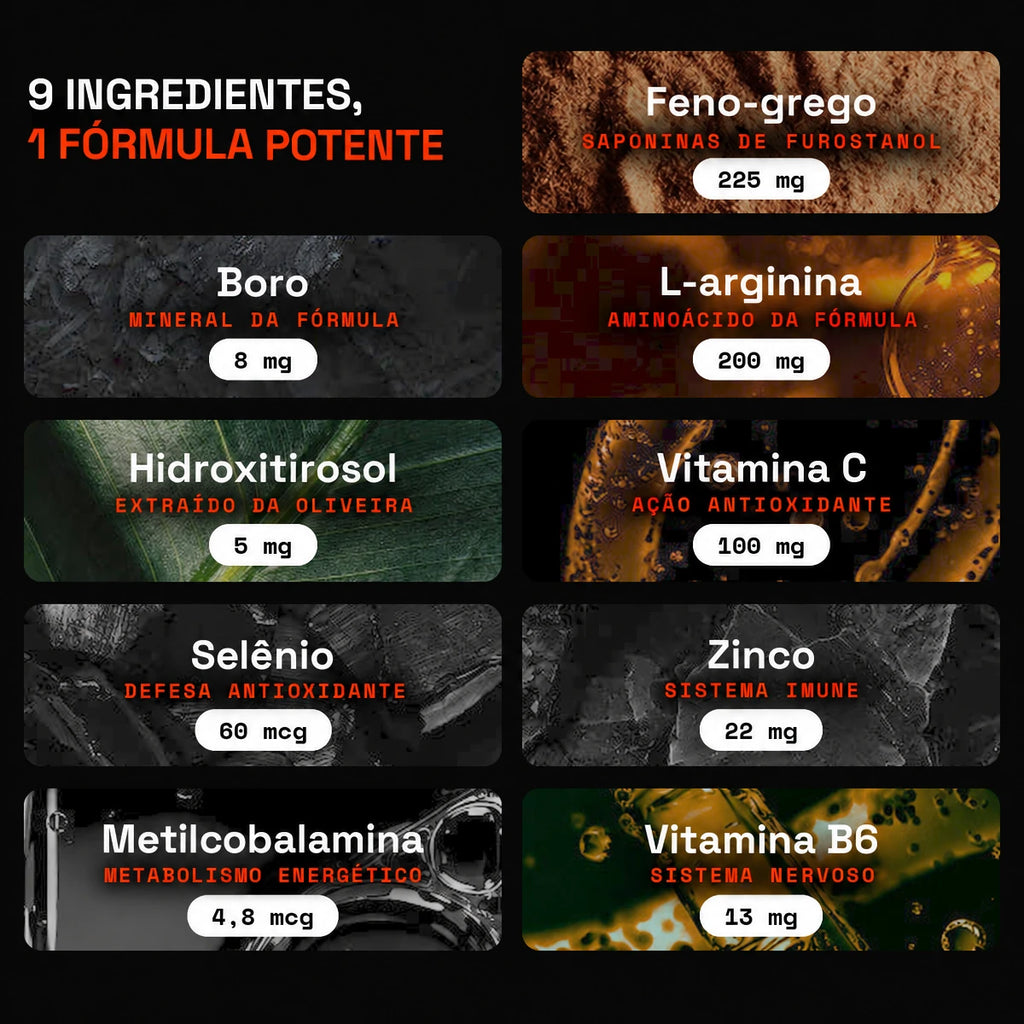 FORJA | Suplemento Alimentar com 9 ativos